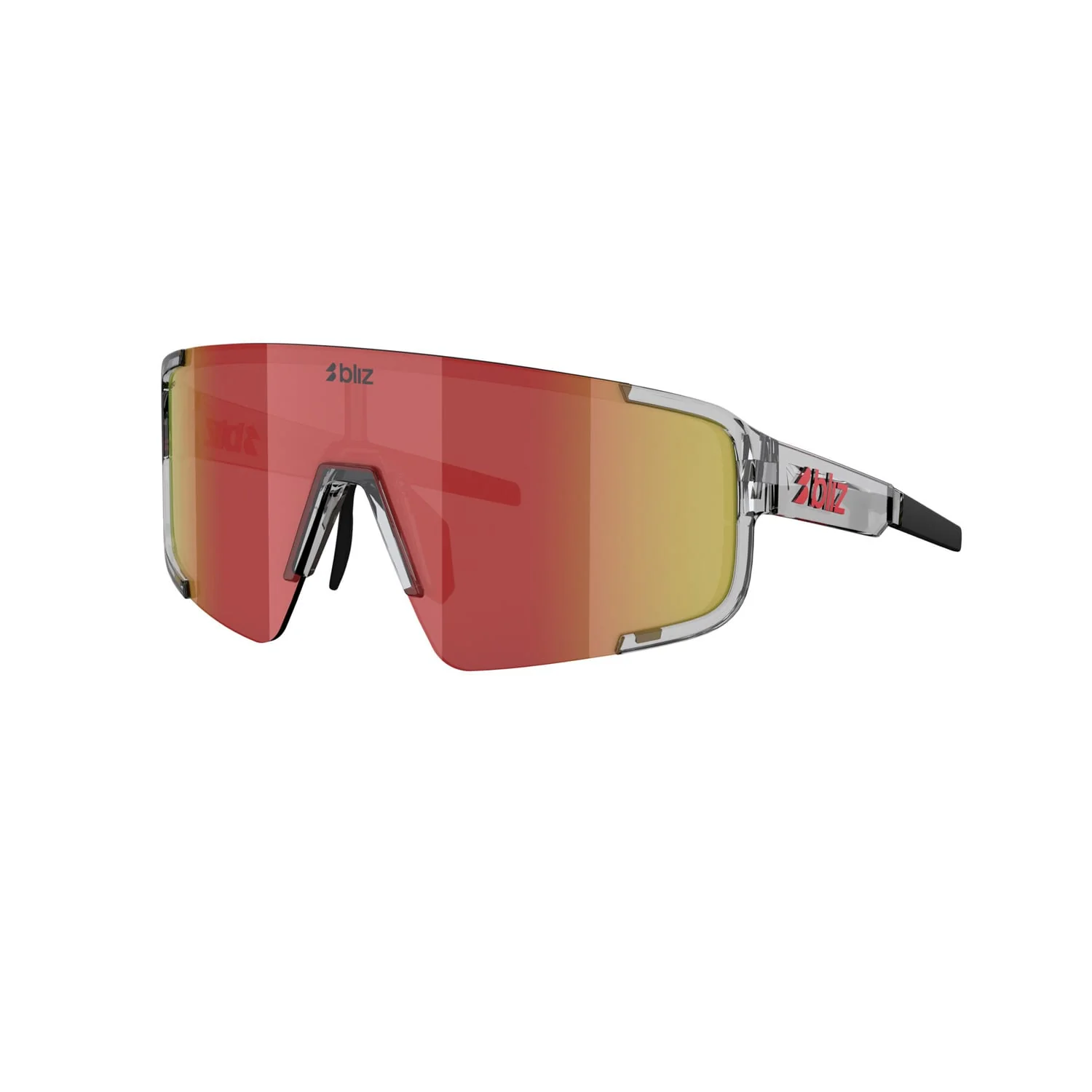 Gafas BLIZ P003 Lente Gris Transparente Rojo Multi
