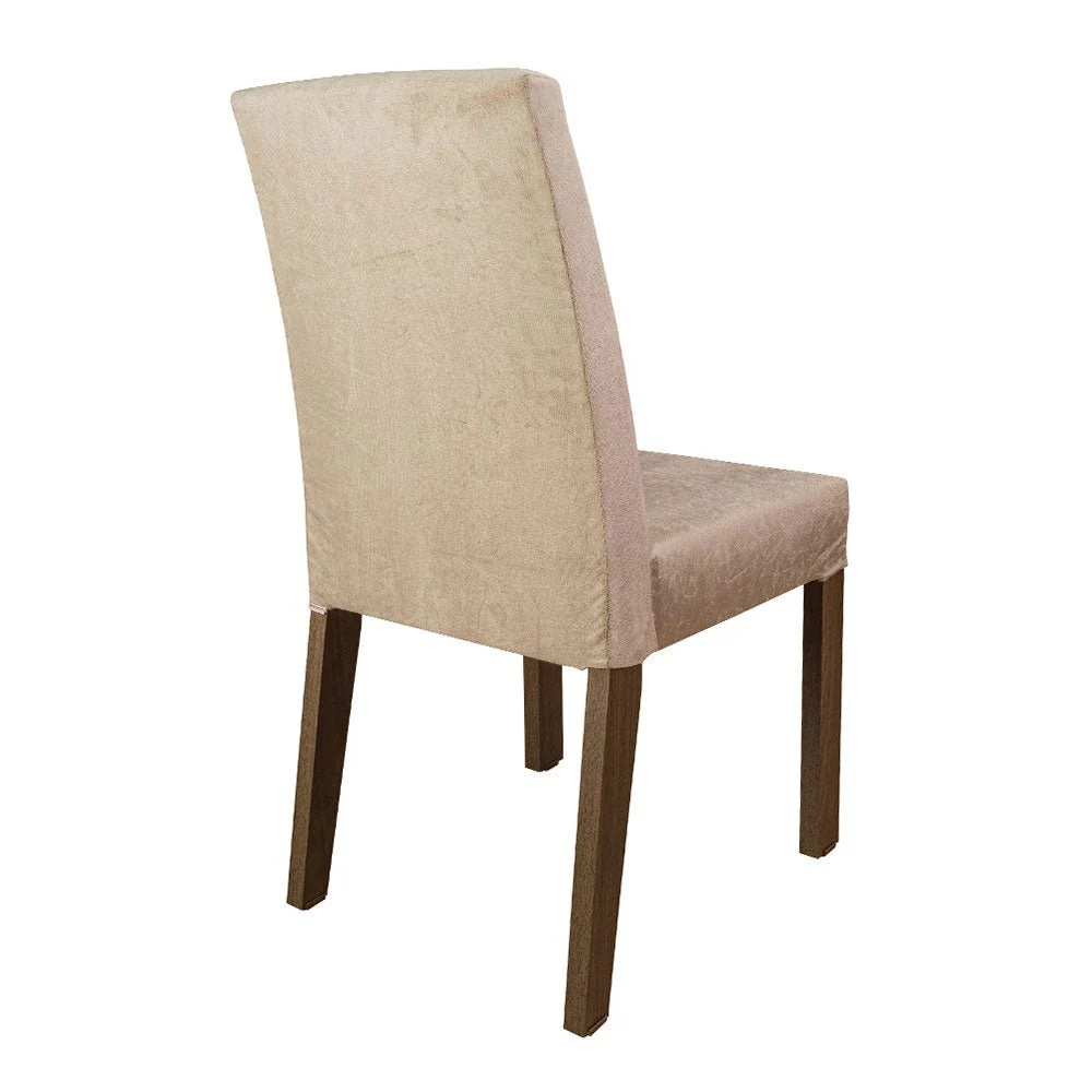 Combo Comedor y Sillas Renata Marron 160x79cm Cuadrado de Seis Puestos con Seis Sillas - Imagen 9