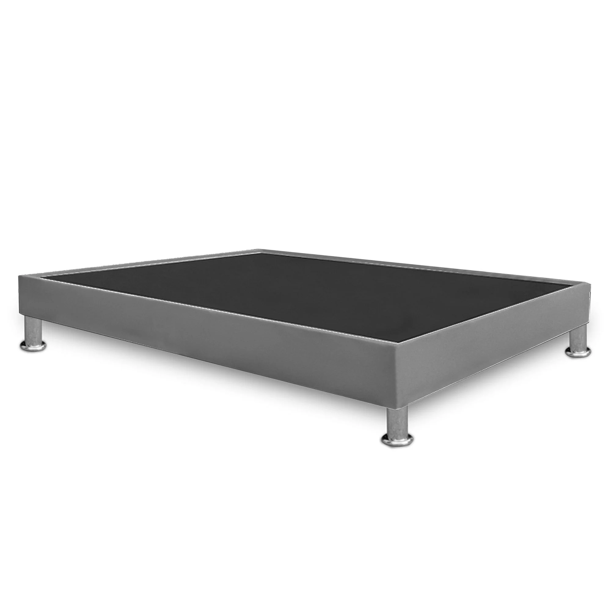 Base Cama Gris 140x30Cm Para Cochón Doble 140 X 190 Cm Con Pestaña - Imagen 3