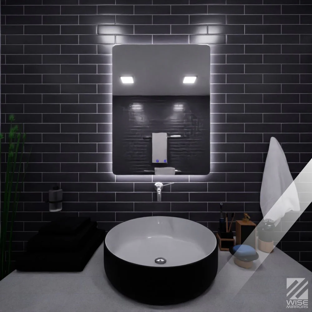 Espejo de Baño 60x80cm Rectangular con Sistema Led Touch - Imagen 3