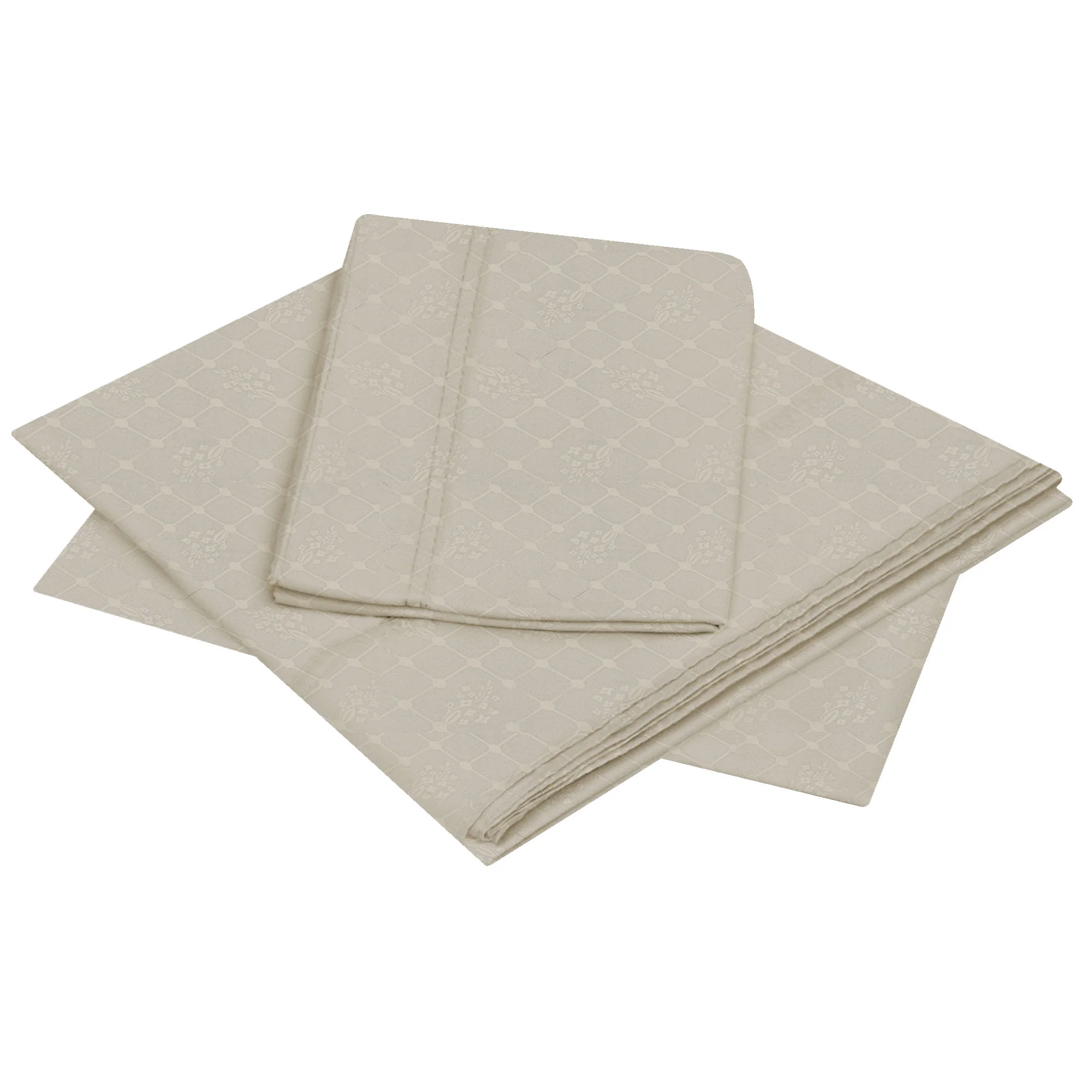 Juego de Sabanas Beige para Cama Sencilla 100 x 190 Cm Hipoelergénicas y Antiácaros - Imagen 6
