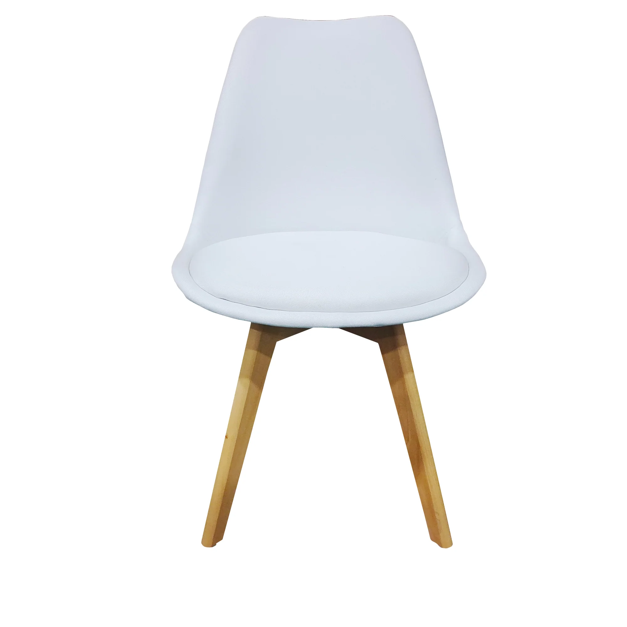 Kit x 4 Sillas para Comedor Blanco y Cafe Claro 49.5x84cm con Espaldar - Imagen 5