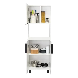 Alacena Oshawa Blanco 54x160cm Con Tres Puertas