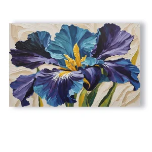 Cuadro decorativo Arte Floral Abstracto 60x93cm