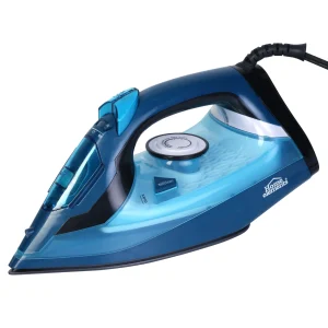 Plancha Steam Ceramic Azul 12.7x16.5cm con Vapor y Dispensaodor y Rociador de Agua