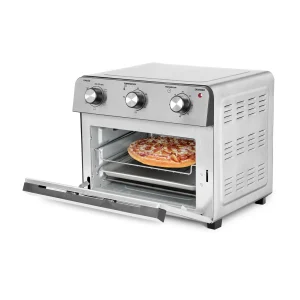 Horno Tostador Kalley Plateado 40x34.6cm con Seis Funciones Preconfiguradas y con Función de AirFryer