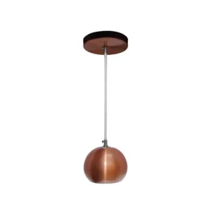 Lámpara de Techo Colgante Genoveva mini Cobre 16x12cm Ajustable con Bombilla LED