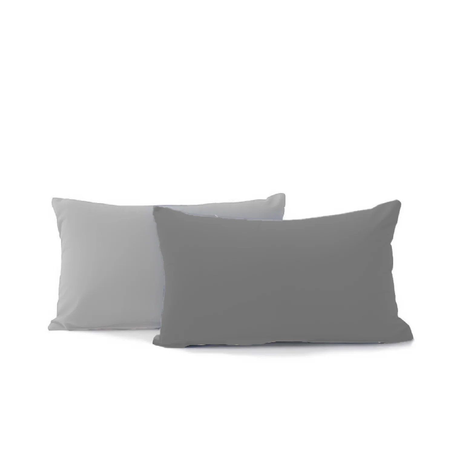 Combo Edredón Acolchado Bicolor Gris Oscuro y Gris Claro 200x240cm Doble Faz para Cama Semidoble - Imagen 7