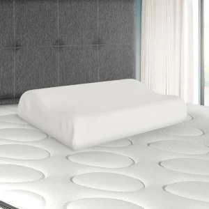 Almohada Viscofoam Espuma Firme 59x39cm Para Dormir Boca Arriba Y De Costado