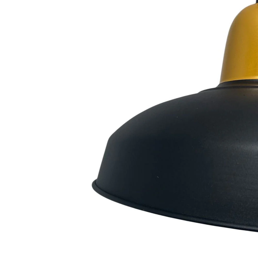 Lámpara Colgante Alana Negro 30x118cm para Una Bombilla Led - Imagen 3
