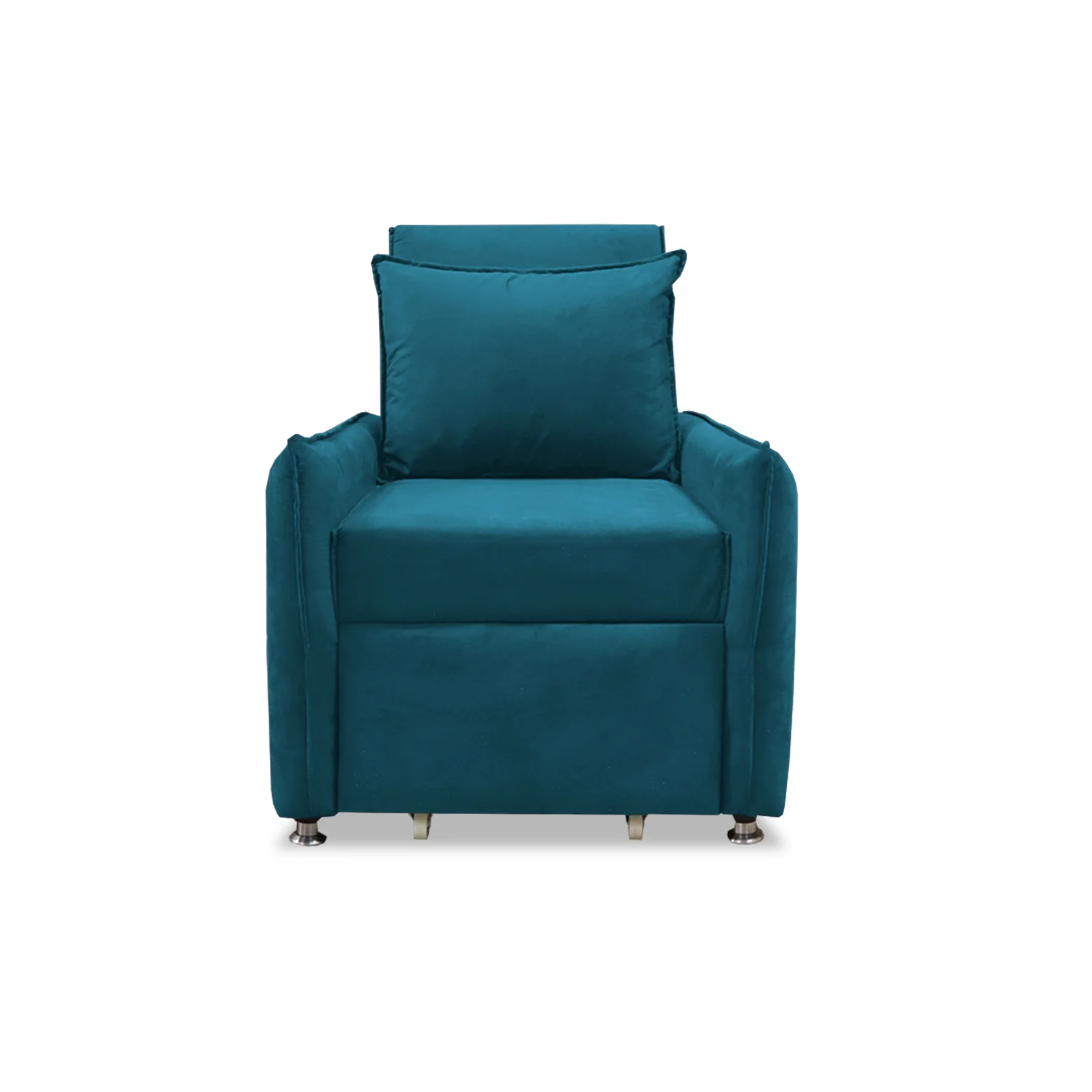 Silla Multipropósito Napoli Turquesa 75x94cm de Un Puesto Reclinable Antifluido y sin Apoya Brazos