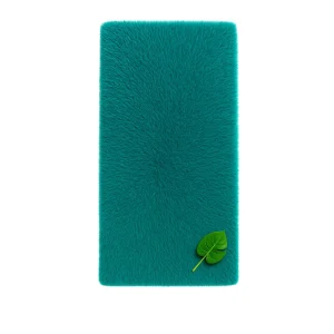Alfombra de Peluche Rectangular Turquesa 60x150cm Fondo Entero Suave Antideslizante para Dormitorio