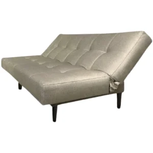 Sofá Cama Manchesster Beige 170x30cm de Tres Puestos Reclinable Con Tapizado Acolchado y Antifluido