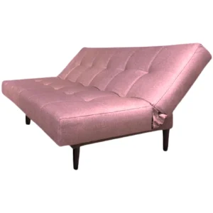 Sofá Cama Manchesster Rosado 170x30cm de Tres Puestos Reclinable Con Tapizado Acolchado y Antifluido
