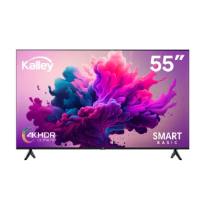 Televisor Kalley Smart TV 55" Pulgadas whaleOS Negro 135x83cm con Control Inteligente y con Bluetooth