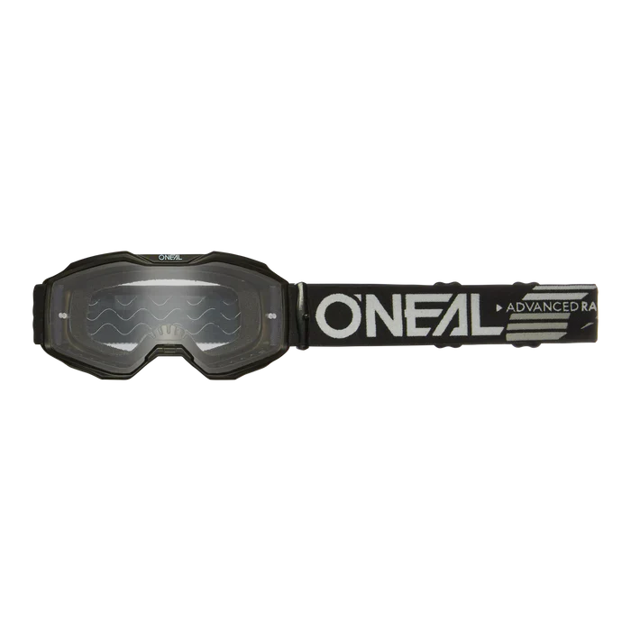 Máscara O'NEAL B-10 SOLID Junior Negra Transparente - Imagen 2