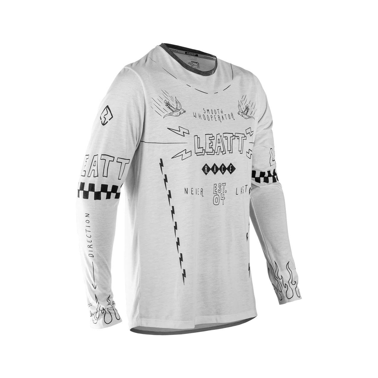 Maillot manga larga LEATT MTB Gravity 3.0 Blanco - Imagen 2