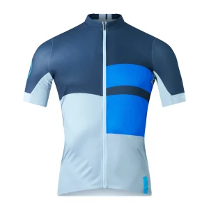 Maillot manga corta ENDURA FS260 PRINT Azul