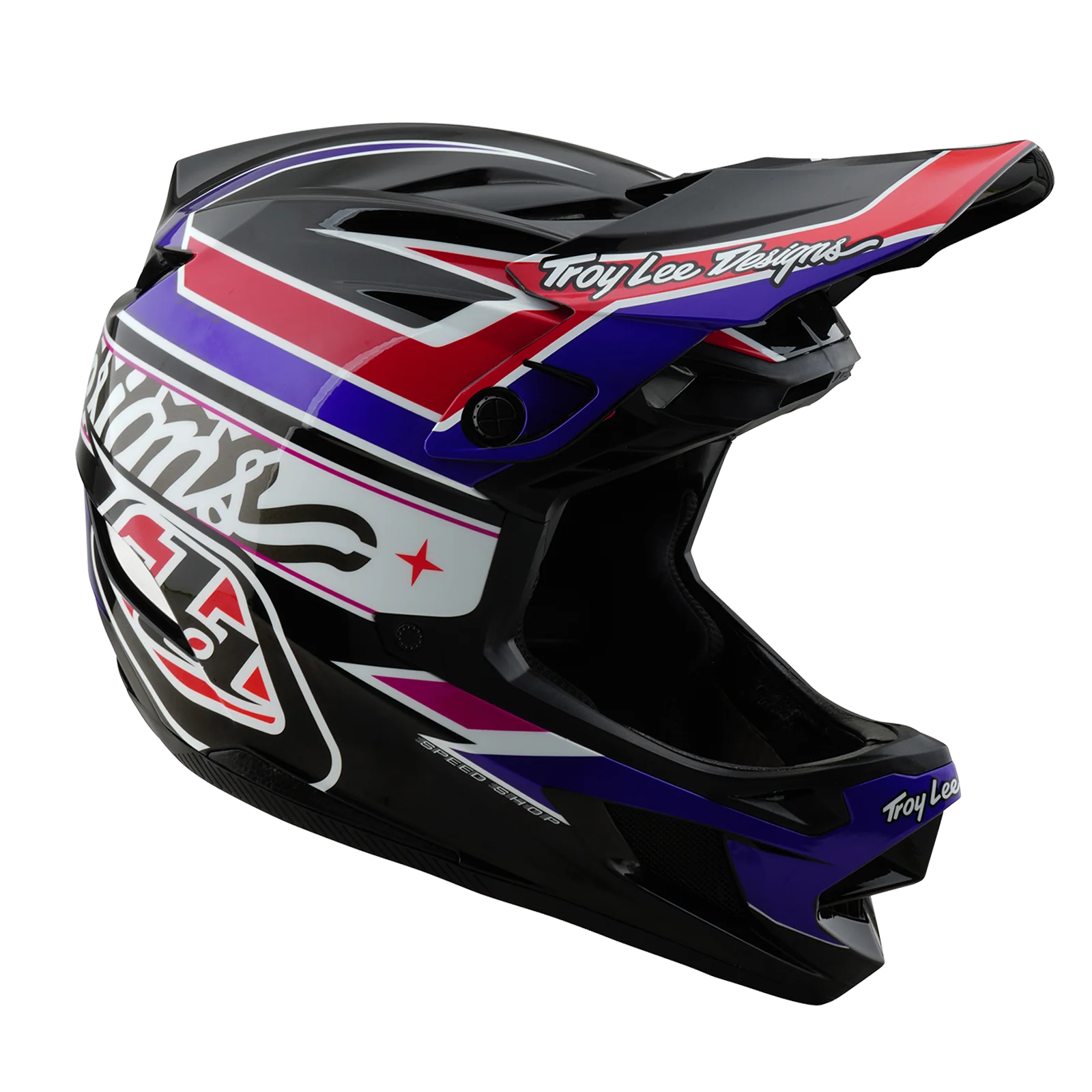 CASCO MTB Troy Lee Design D4 POLYACRYLITE MIPS LINEAR Negro - Imagen 7