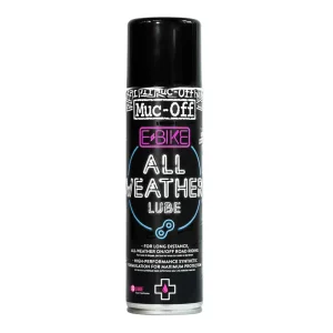 MUC-OFF ALL WEATHER LUBE Lubricante para cadenas EBIKE (250 ml)