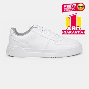 Zapatilla Escolar Volt Pasador Blanco